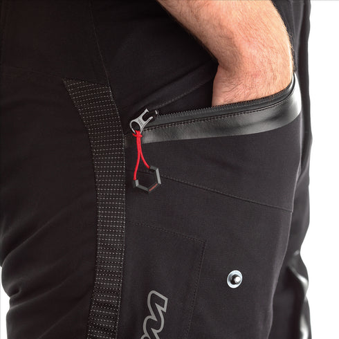 Wolf Fortitude CE Waterproof Textile Trousers - Black